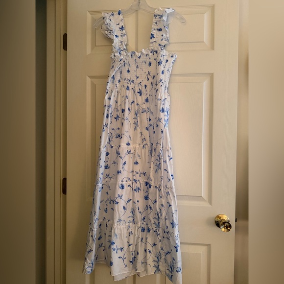 Hill House Home Ellie Nap Dress - Blue Botanical ( Medium) - Picture 7 of 8